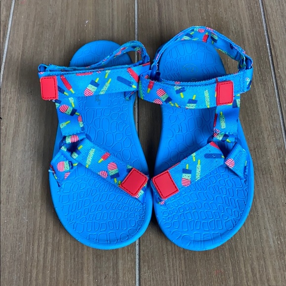 Cat & Jack Other - Blue Cat & Jack Popsicle Sandals Sz 12